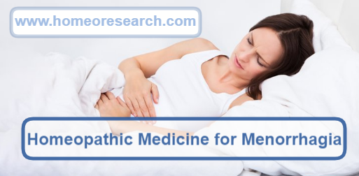 Homeopathic medicine for Menorrhagia