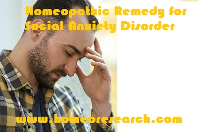 Homeopathic Remedy for Social Anxiety Disorder