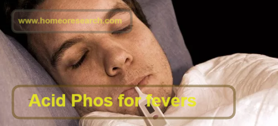 Phosphoricum Acidum for fever